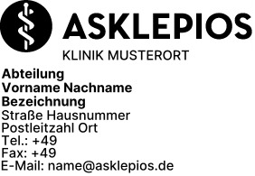 Asklepios (Artikelauswahl folgt)
